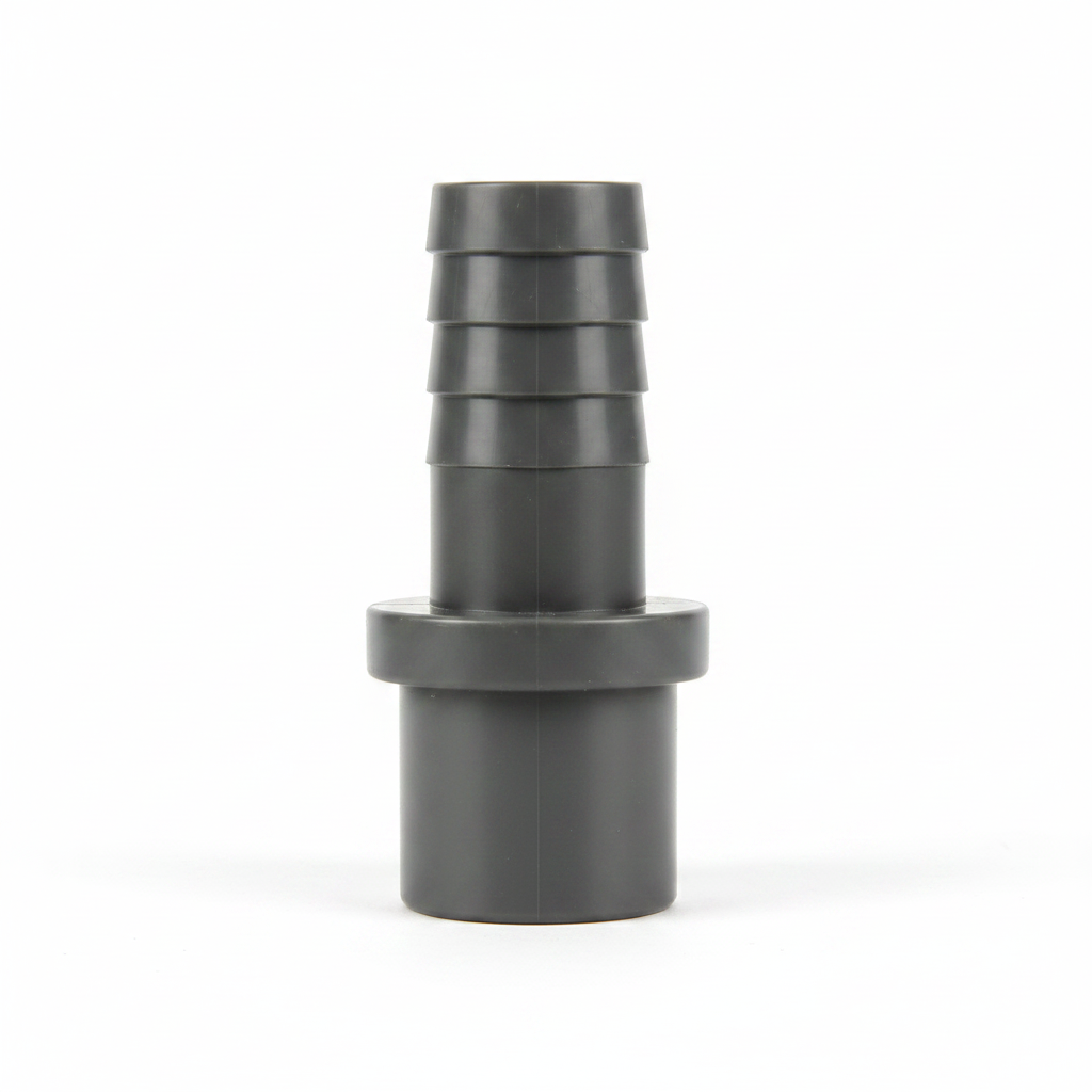 PVC Schlauchtülle 20mm auf 16mm Schlauch weißer Hintergrund
