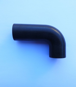 Gummiadapter Winkel 18mm schwarz